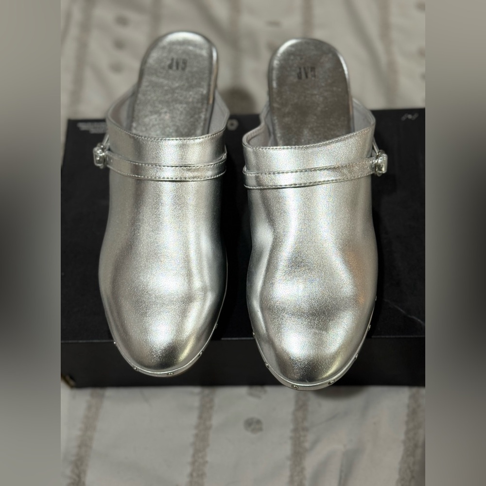 Silver Women's GAP Clogs NEW Without Tags